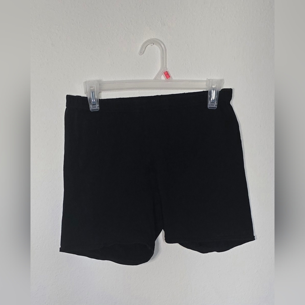 Xhilaration Black Stretch Loungewear Casual Shorts Cotton Spandex Size Large